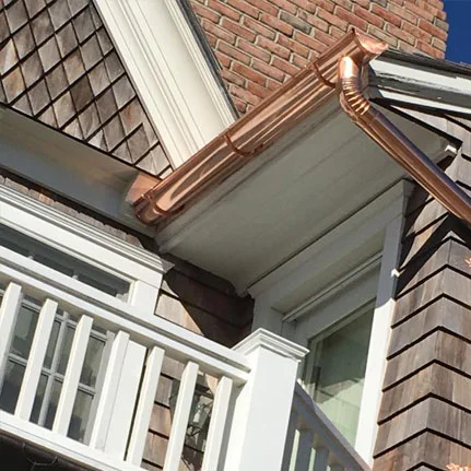 copper gutter installation manhasset ny